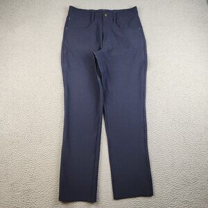 Footjoy Golf Pants Men's 30x30 Athletic Fit Navy Blue Stretch Straight Leg